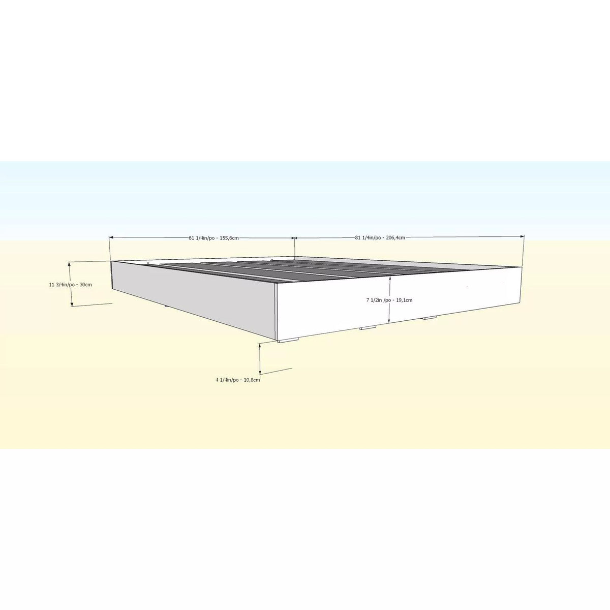 Queen Size Bed V807942