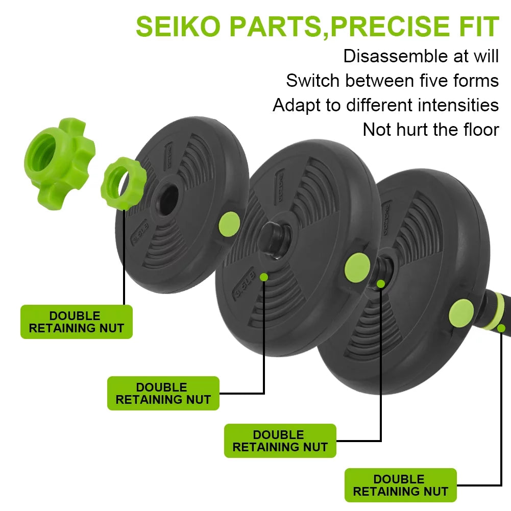 4-in-1 Adjustable Dumbbells Set 50lbs Q32980