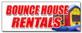 24" Inflatable Moonwalk Decal Sticker D48420