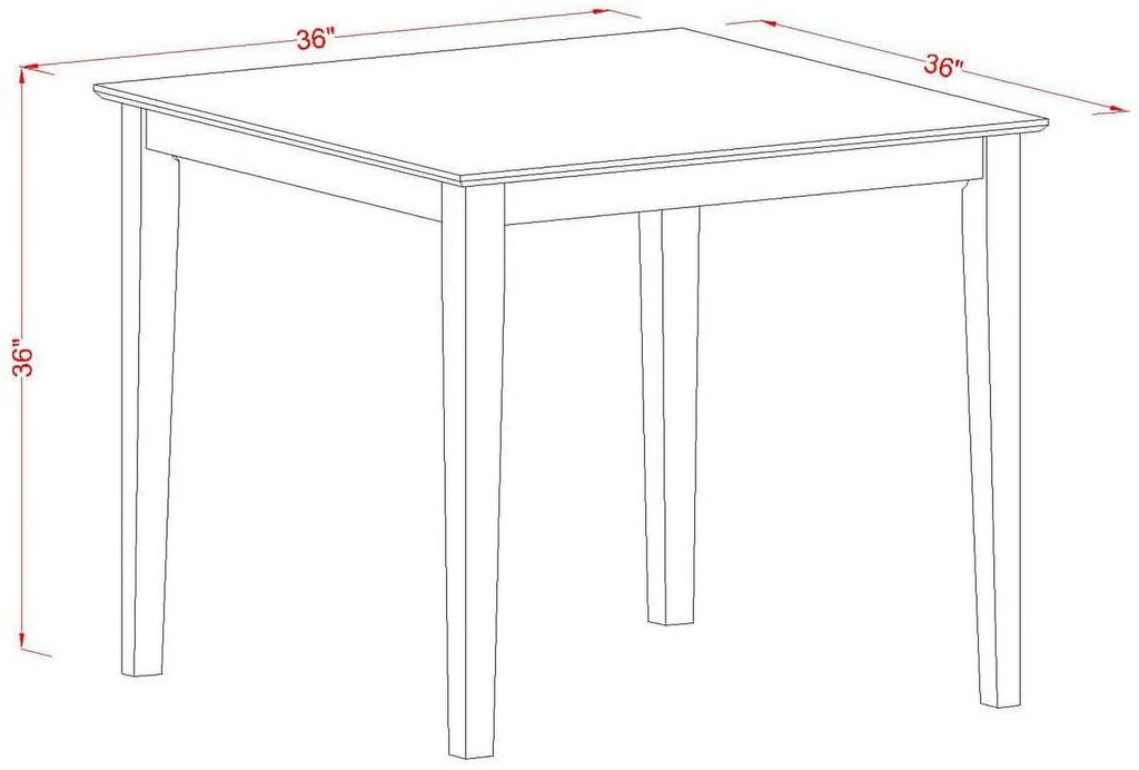 3 Piece Counter Height Set with Square Pub Table and 2 Chairs Q945
