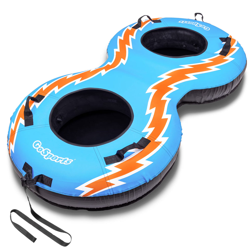 Retro 2 Person Snow Tube with Canvas Cover E743