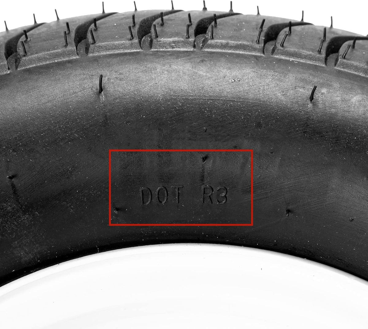 5.30 x 12 Trailer Tire and Wheel 5 Lug White Spoke Pack of 2 Y408113