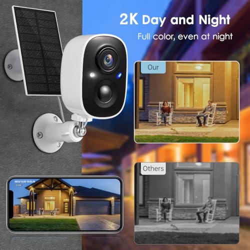 Wireless Outdoor Security Cameras 2K 2-Pack Q6723