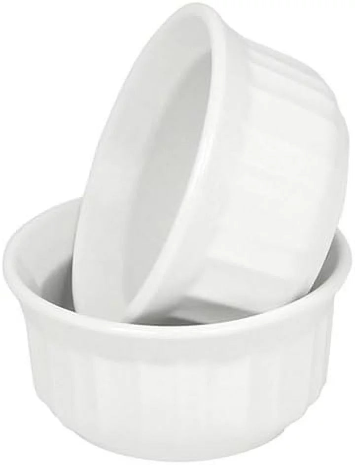 White 4 Ounce Ramekins Set of 2 A149