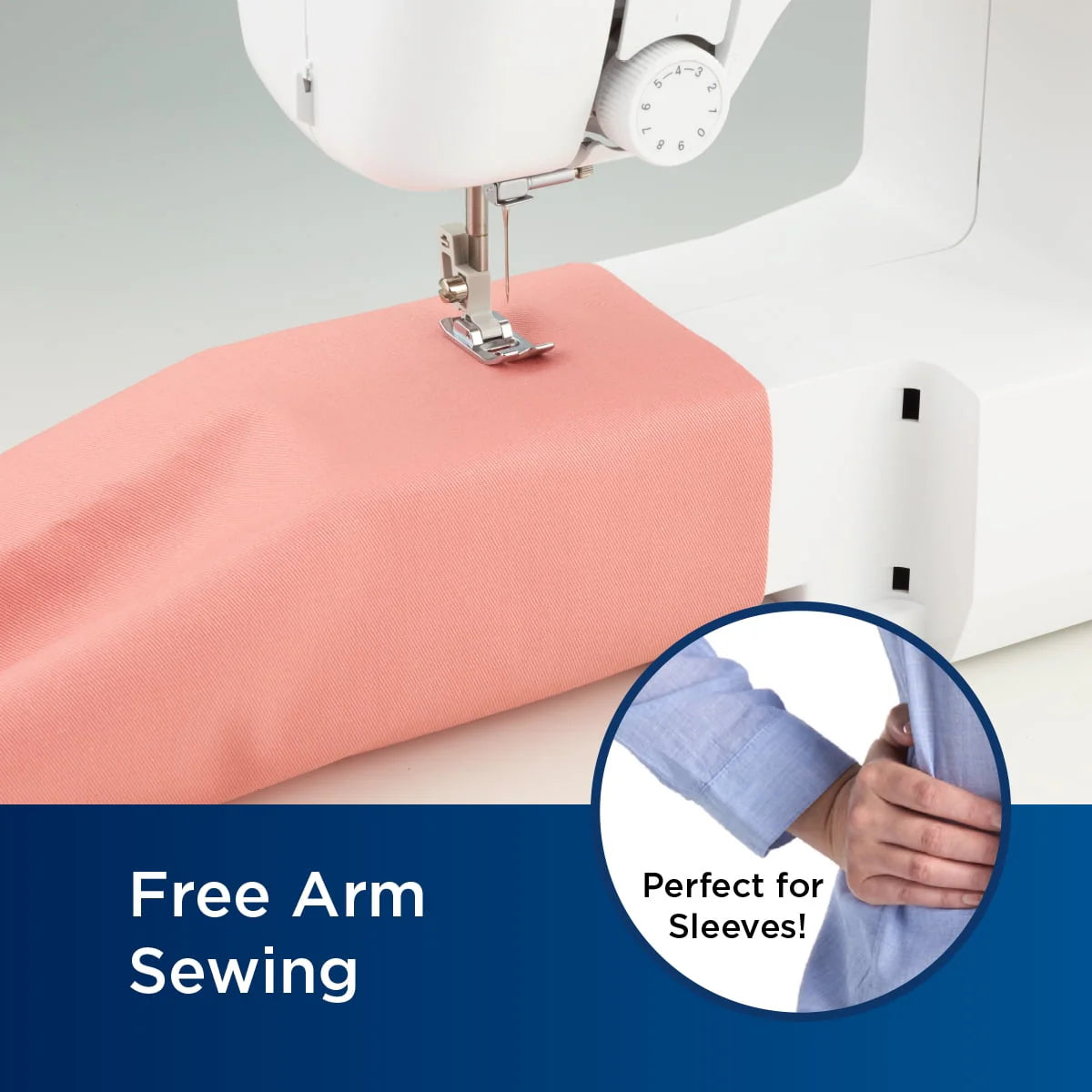 Portable Full-Size 17-Stitch Sewing Machine M72481