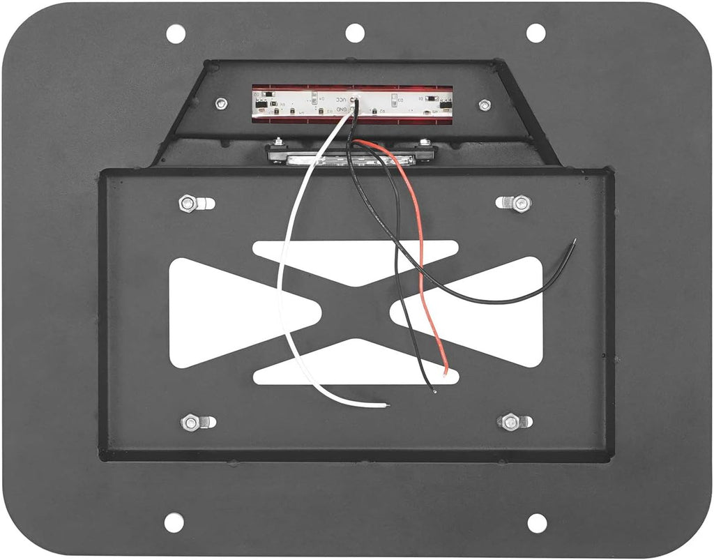 Spare Tire Delete License Plate Relocation Kit with Third Brake Light K38159
