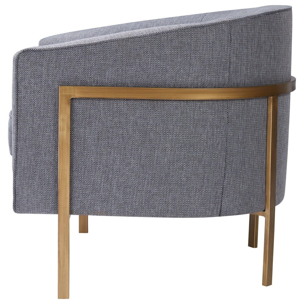 Fabric Accent Chair, Gray C283873