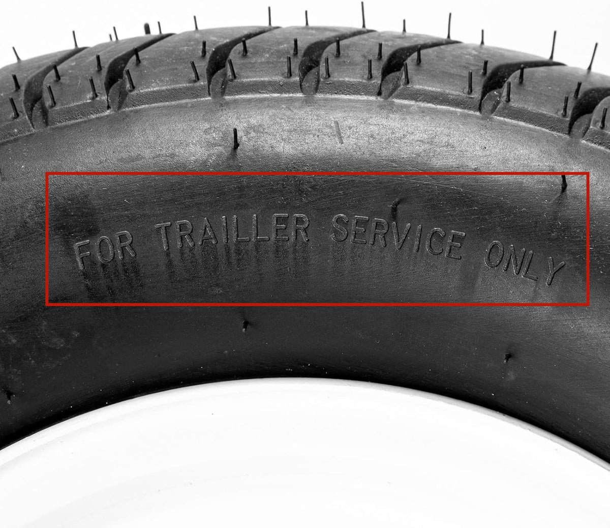 5.30 x 12 Trailer Tire and Wheel 5 Lug White Spoke Pack of 2 Y408113