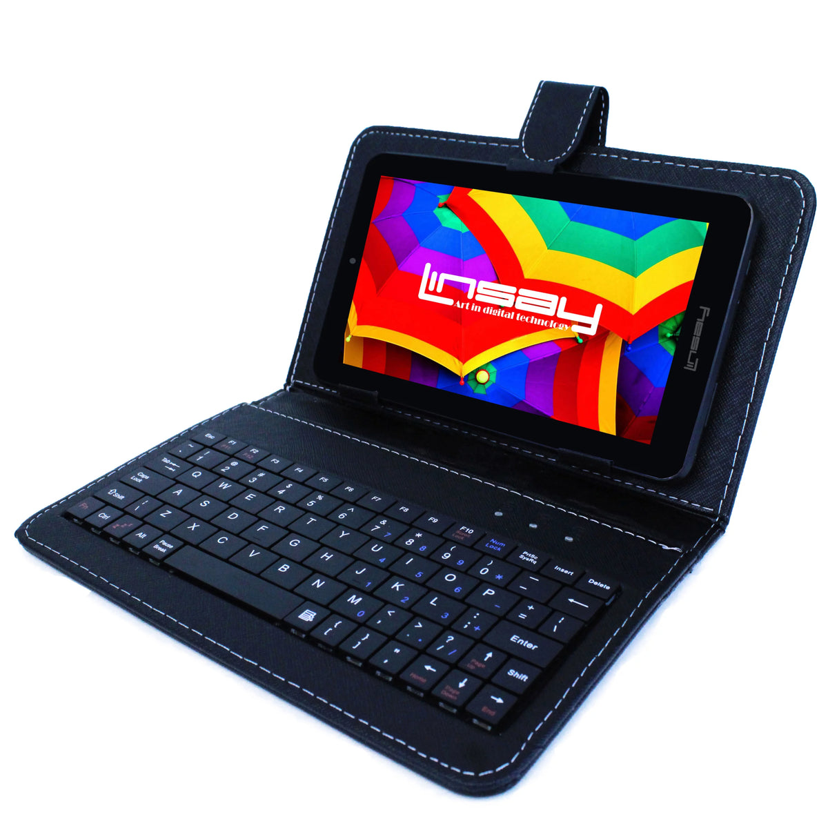 7" Tablet Quad Core 2GB RAM 64GB Storage Android 13 Black E766