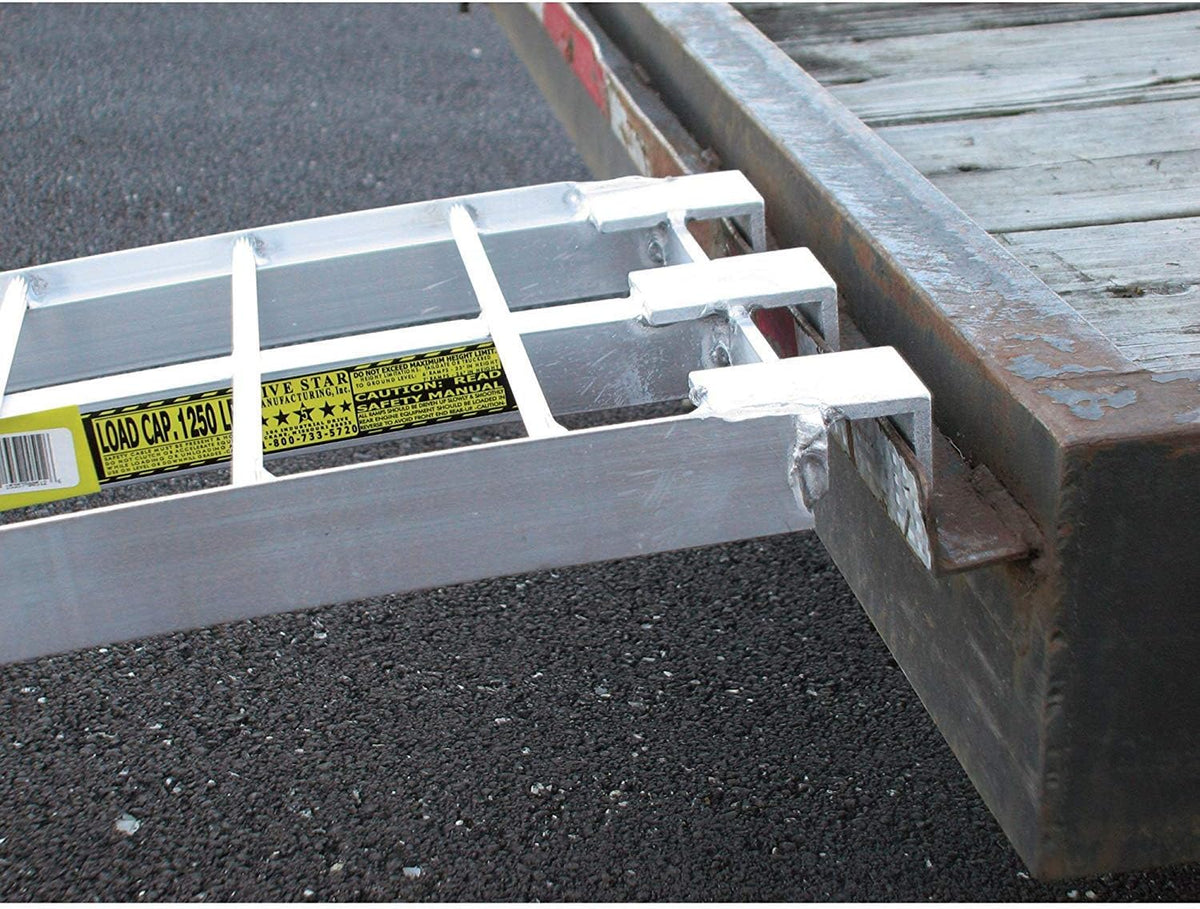 Aluminum Ramp Set, 60in.L x 12in.W, 5,000 lb. Capacity Per Pair F374