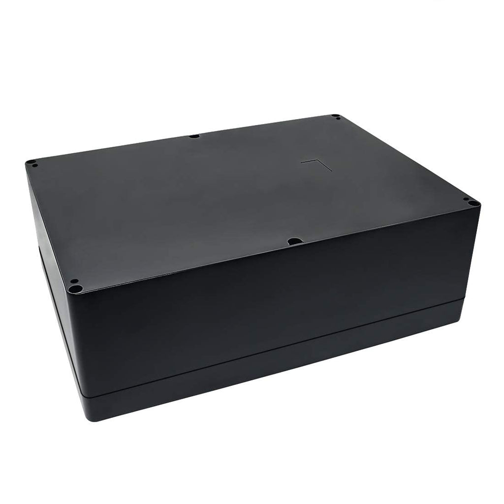 ABS Plastic Electrical Project Case Power Junction Box Black 10.4 x 7.2 x 3.7 Pack of 1 E102775