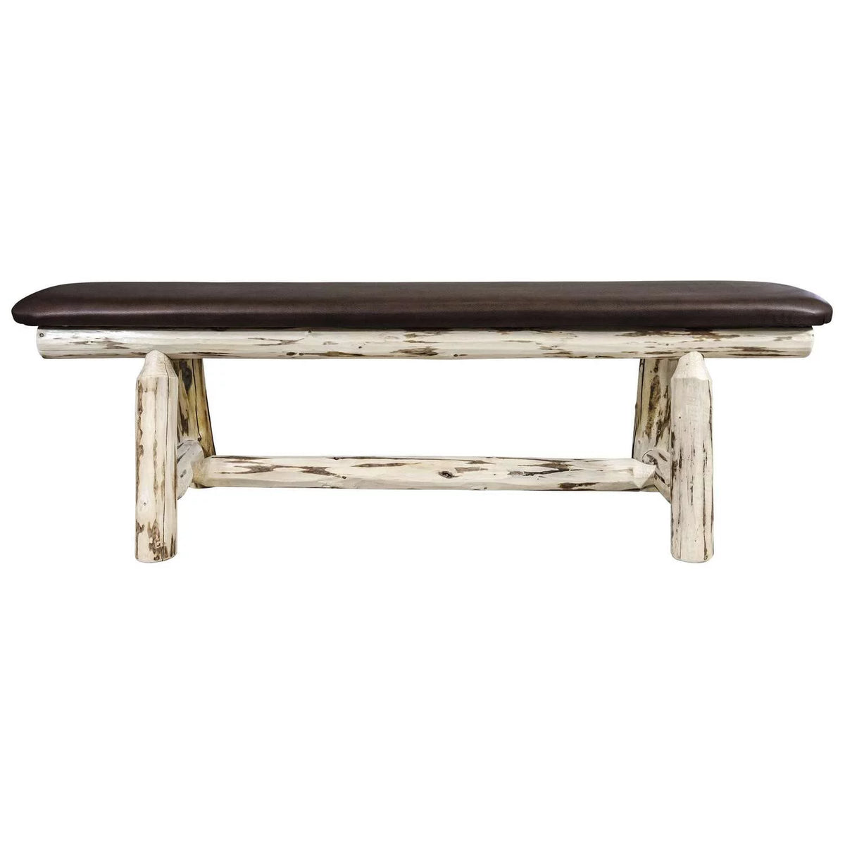 5ft Upholstery Transitional Wood Bench B230