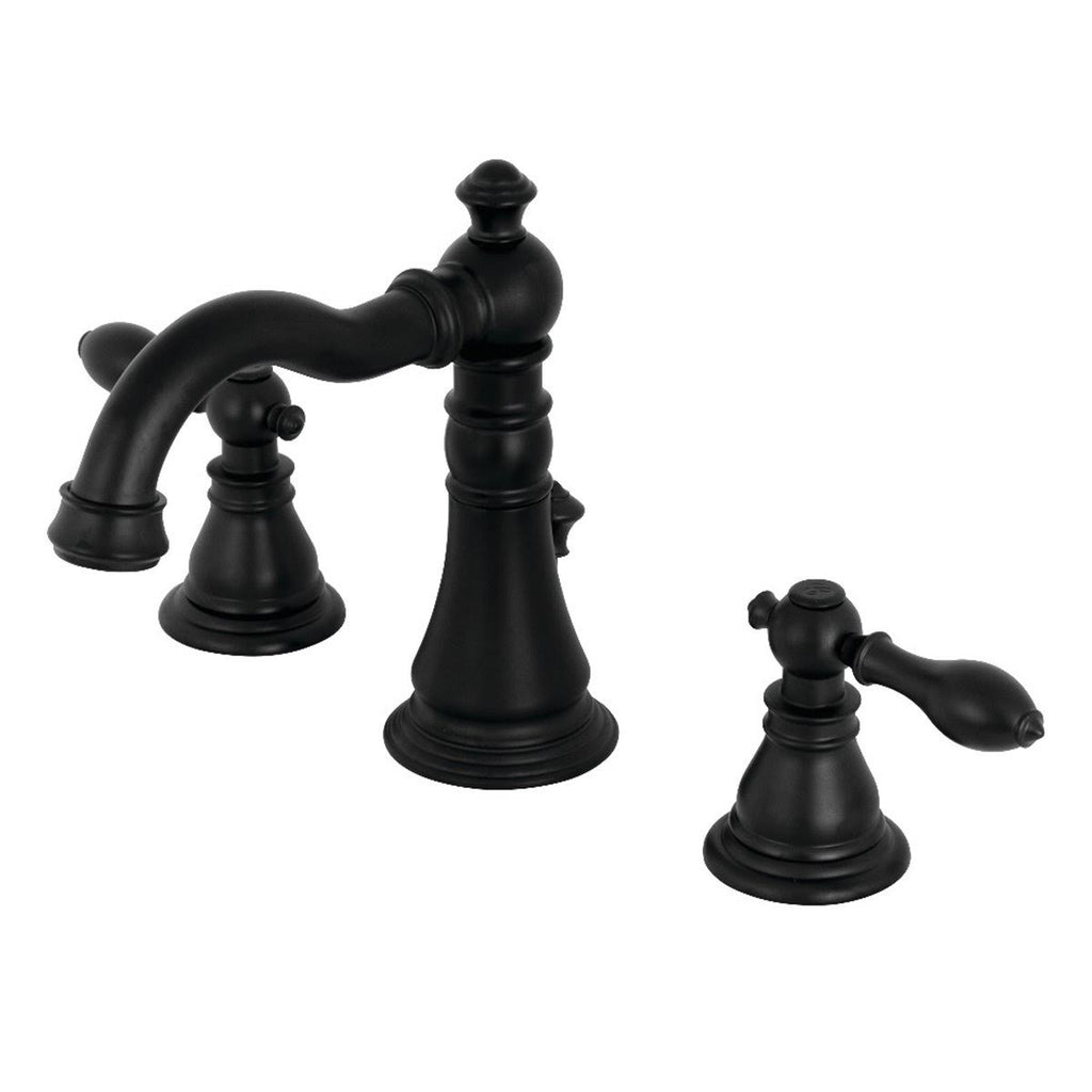 Matte Black Widespread Bathroom Faucet Z8534