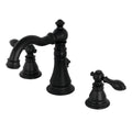 Matte Black Widespread Bathroom Faucet Z8534