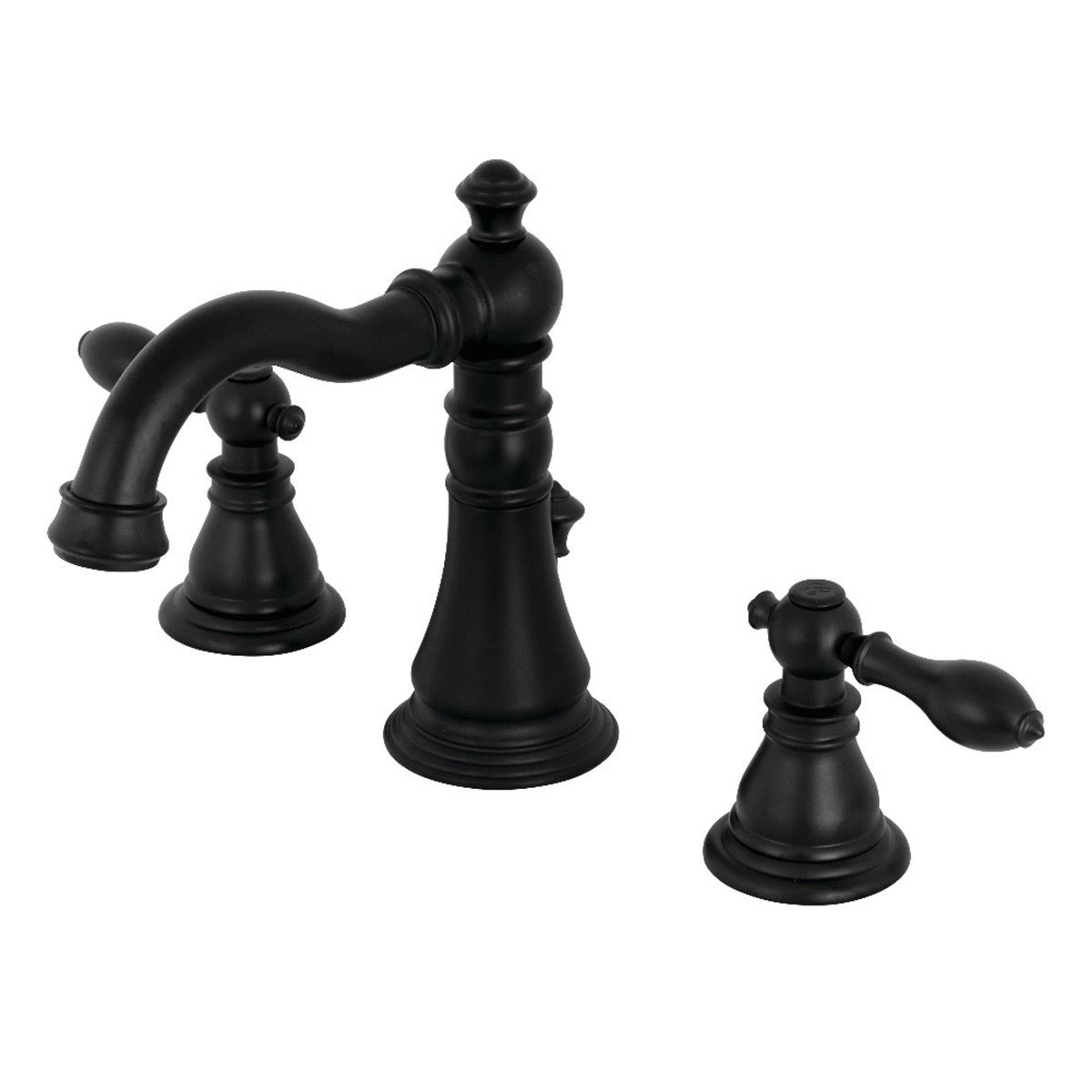 Matte Black Widespread Bathroom Faucet Z8534