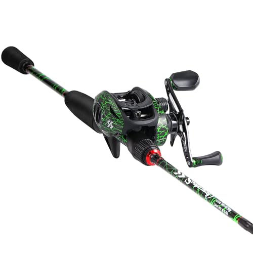 Fishing Rod Combo with Baitcasting Spinning Reel K98176