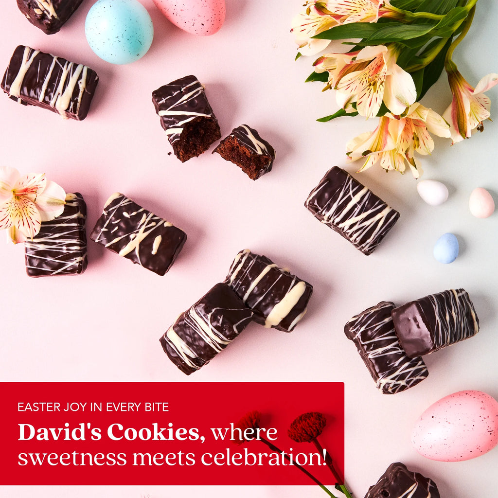 Dark Chocolate Glazed Mini Brownie Bites 16 Pcs E9094