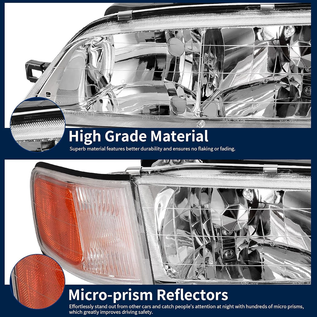 Headlight Assembly for Accord 1994 1995 1996 1997 B184