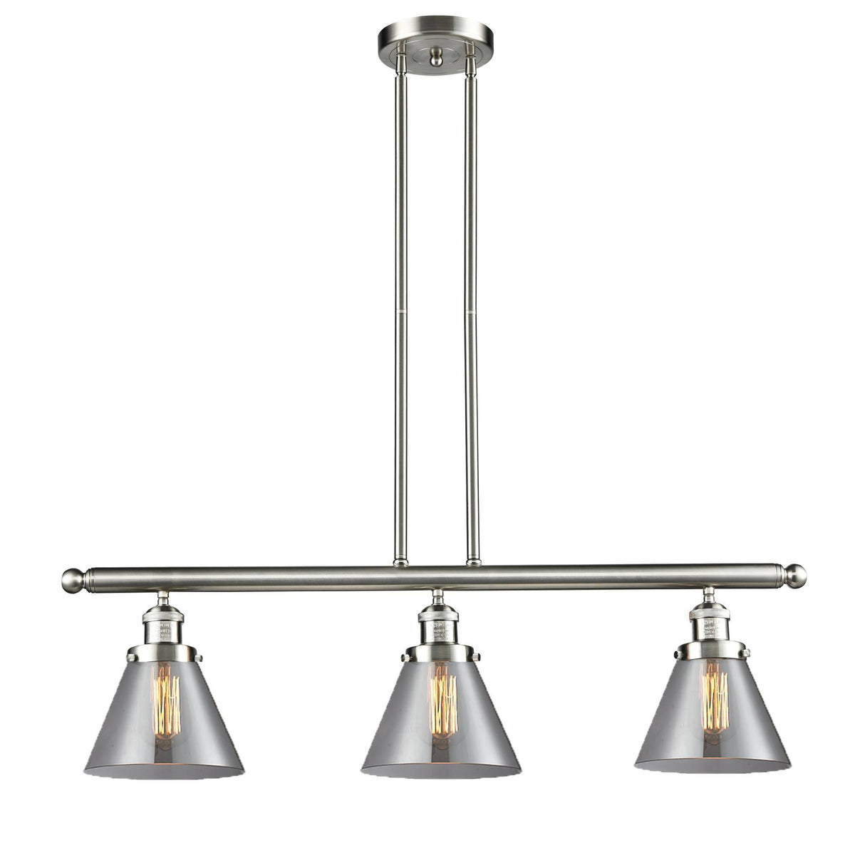 Large Cone 3 Light Island Light LED V37377