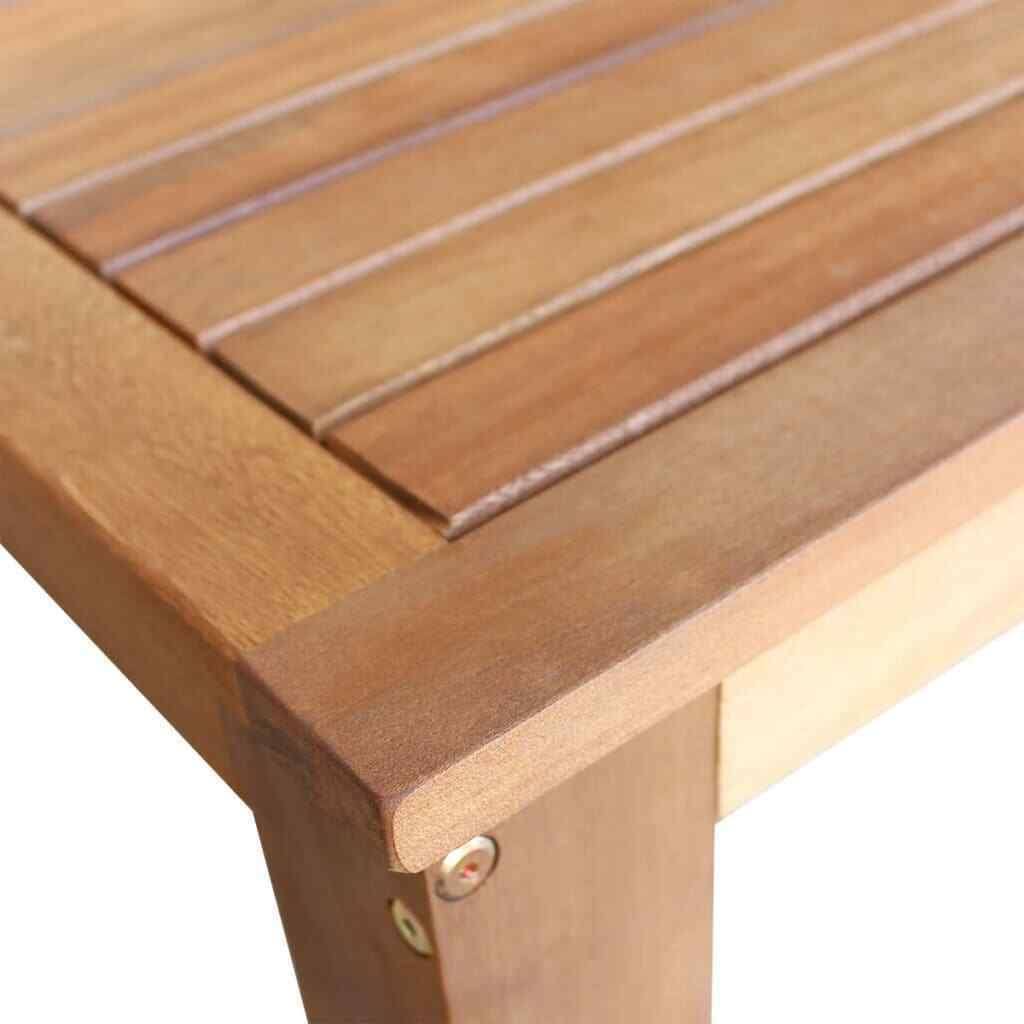 7 Pieces Solid Acacia Wood Bar Table and Stool Set P7838