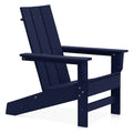 Navy Recycled Plastic Adirondack Chair E629729