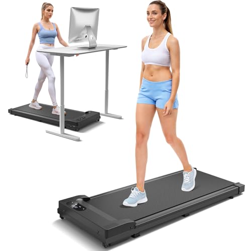 Under Desk Portable Walking Treadmill with Remote Control LED Display T999170