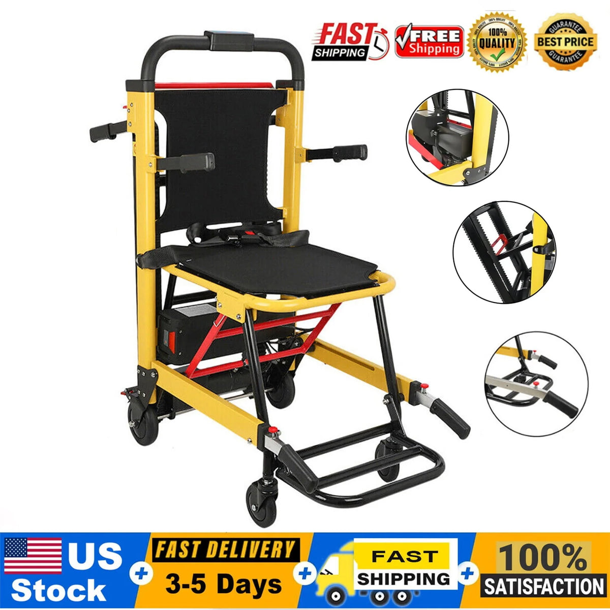 Portable Electric Wheelchair 440lbs Y3544