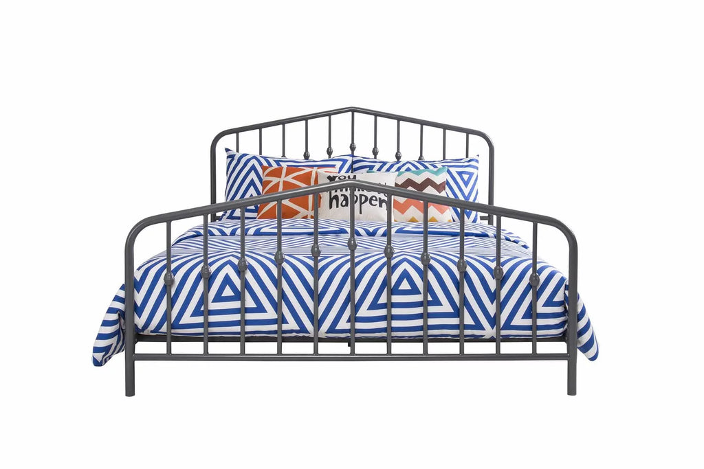 Queen Black Metal Bed E52928