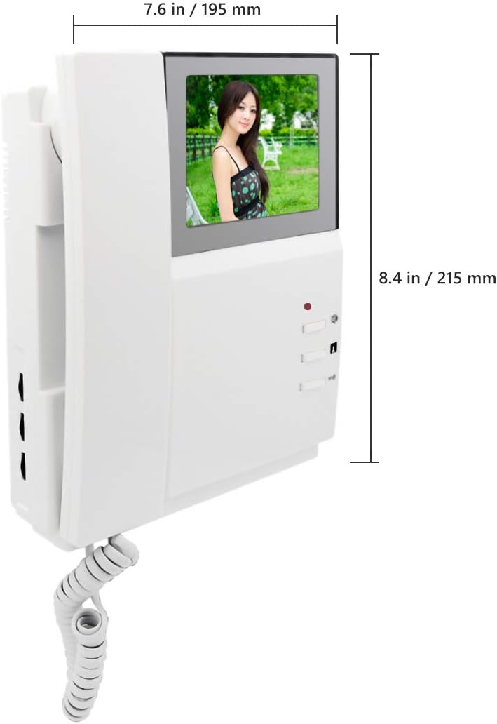 4.3 Inches Wired Video Door Phone System with LCD Monitor and IR Night Vision Camera S437635