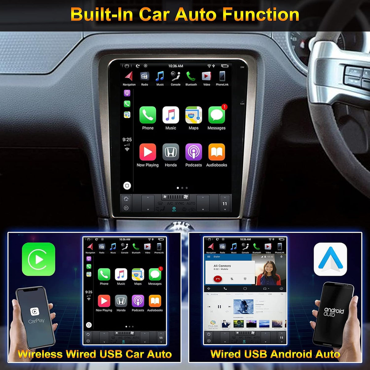 12.1 Inch Android Car Navigation Stereo with Touch Panel I4737