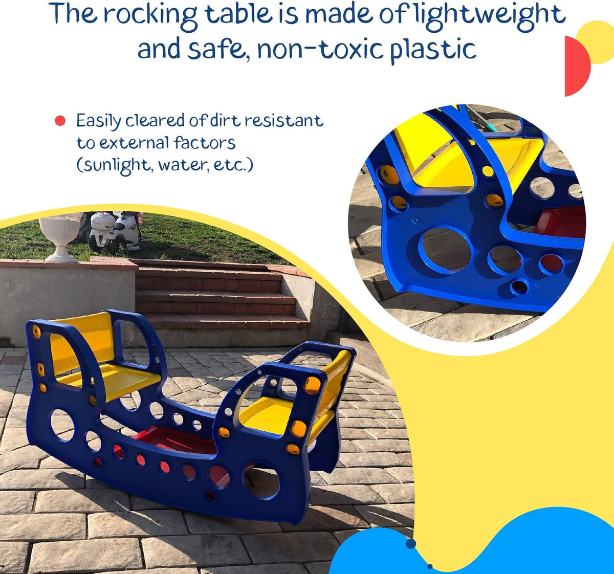 Baby Rocker Swing, Toddler Table and Chairs, Outdoor Chair H95953