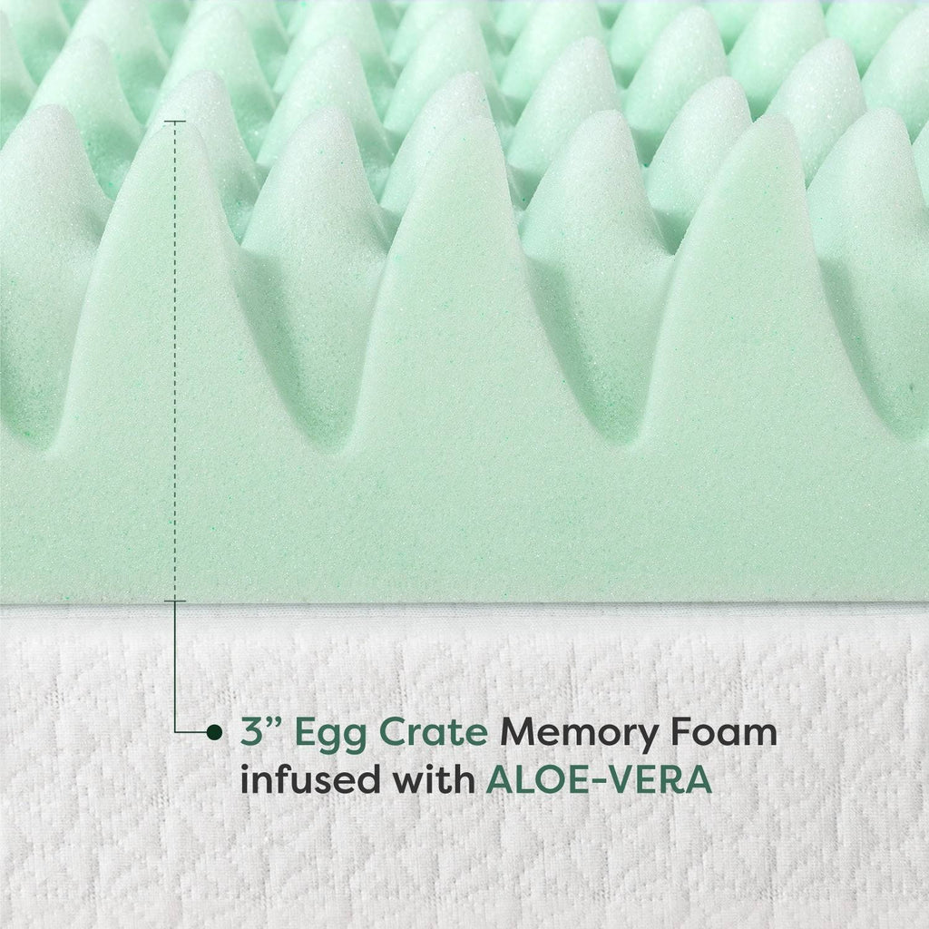 3 inch Memory Foam Mattress Topper X504651