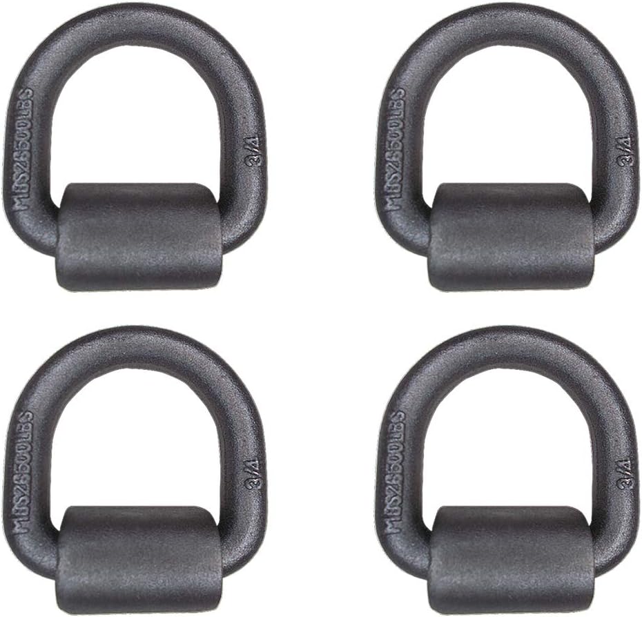 10-Pack Forged Steel Weld-On D Rings M437359