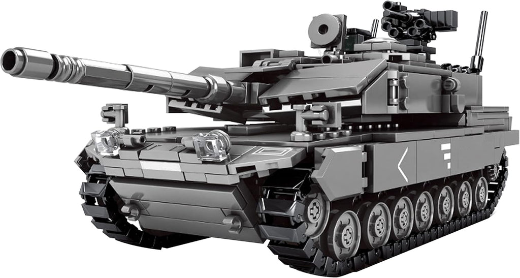 Army Tank Building Block 898 PCS with 4 Soldier Figures Y582022