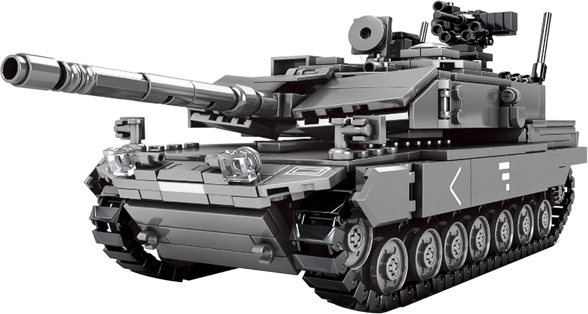 Army Tank Building Block 898 PCS with 4 Soldier Figures Y582022
