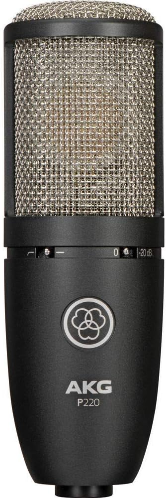 Large Diaphragm Condenser Microphone with Pop Filter and XLR Cable B486