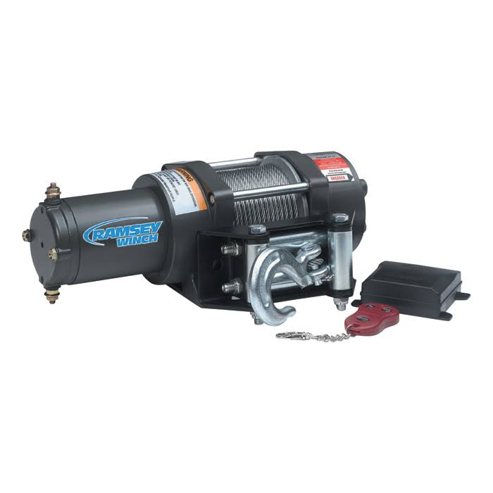 12V DC Winch with Wireless Remote 2500 lbs Capacity W61222