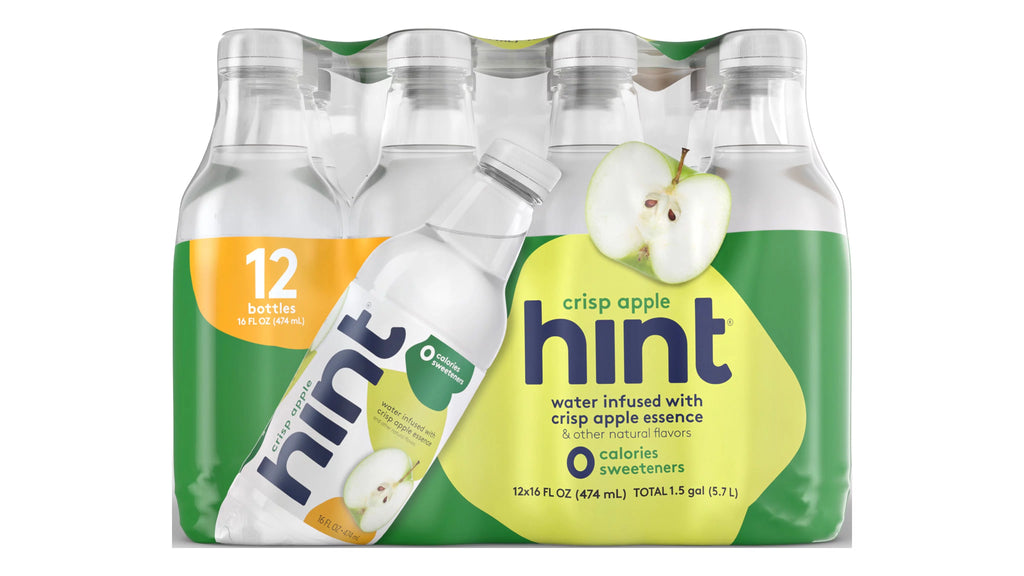 Crisp Apple Sparkling Water, 16 Fl Oz, 12 Pack Bottles Y778