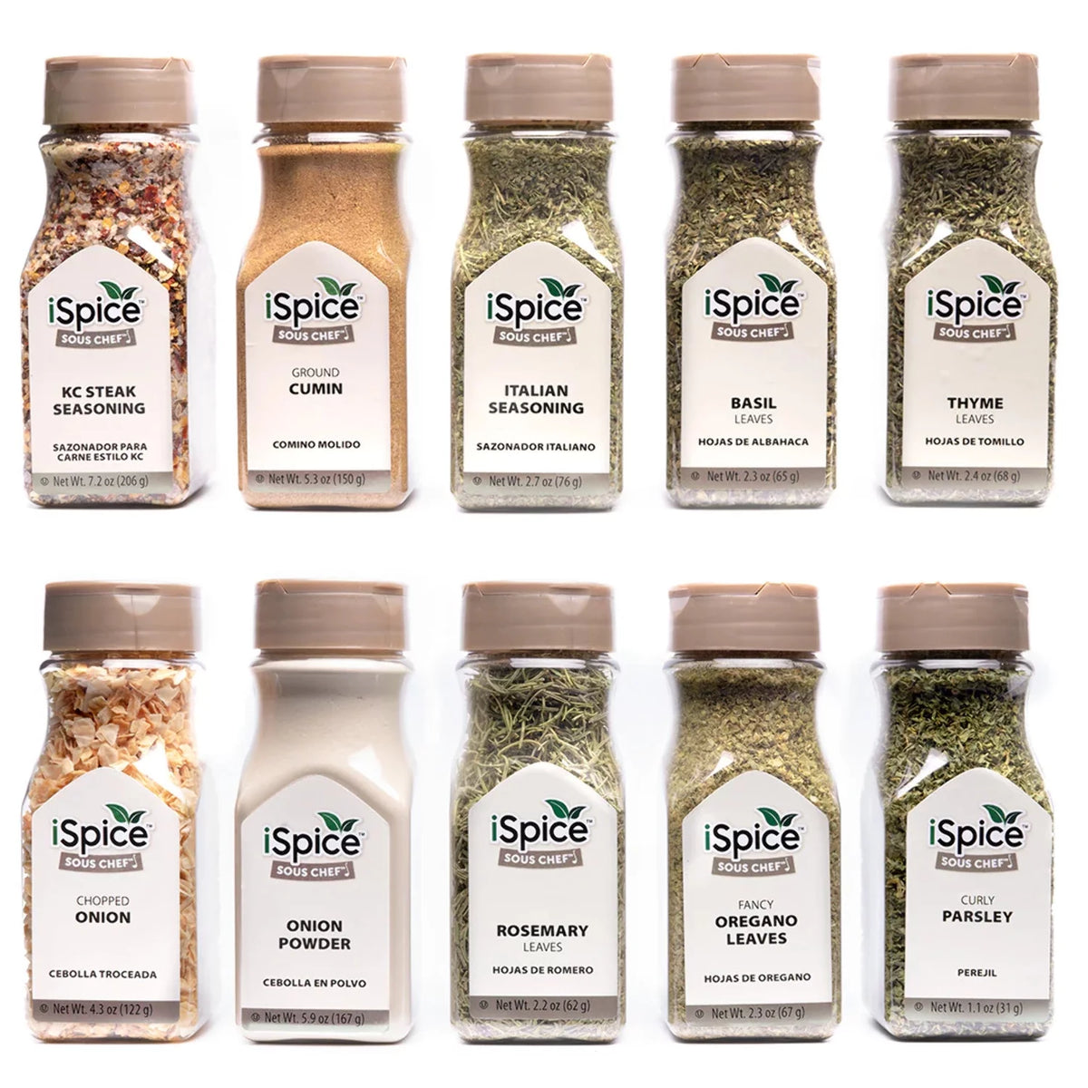 10 Pack Mixed Spices and Herbs C306107