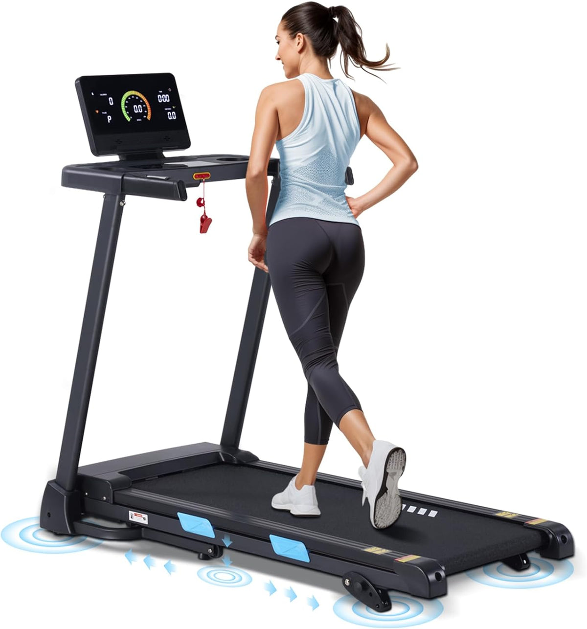 350 lbs Capacity 3.0HP Treadmill with Incline B772206
