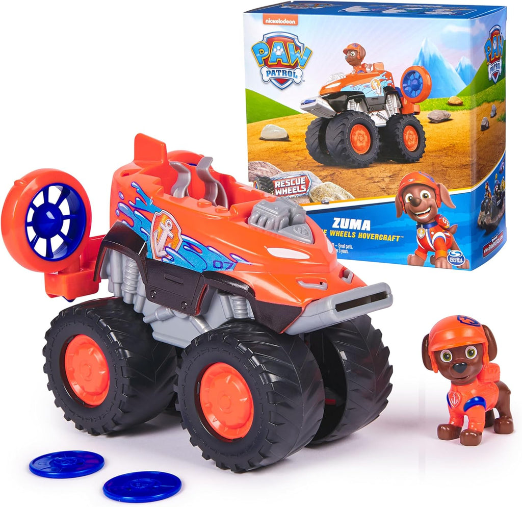 Paw Patrol Zuma’s Hovercraft Toy Truck with Projectile Launcher and Action Figure X146834