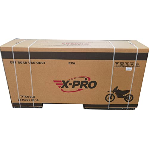 250cc Dirt Bike with 5-Speed Manual Transmission, Electric/Kick Start, 21"/18" Wheels M41198