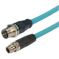 Category 6A M12 8 Position SF/UTP Industrial Cable 5.0m T1706