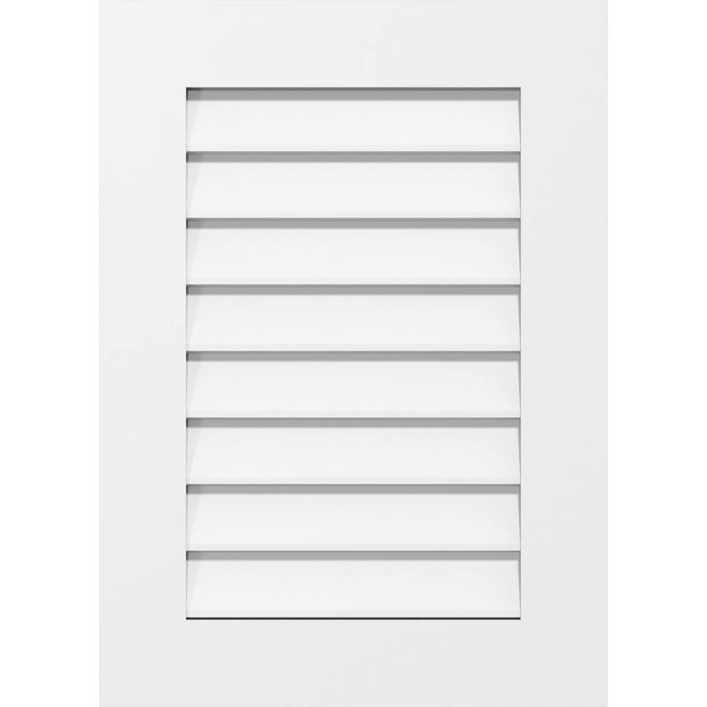 Vertical Surface Mount PVC Gable Vent W687062
