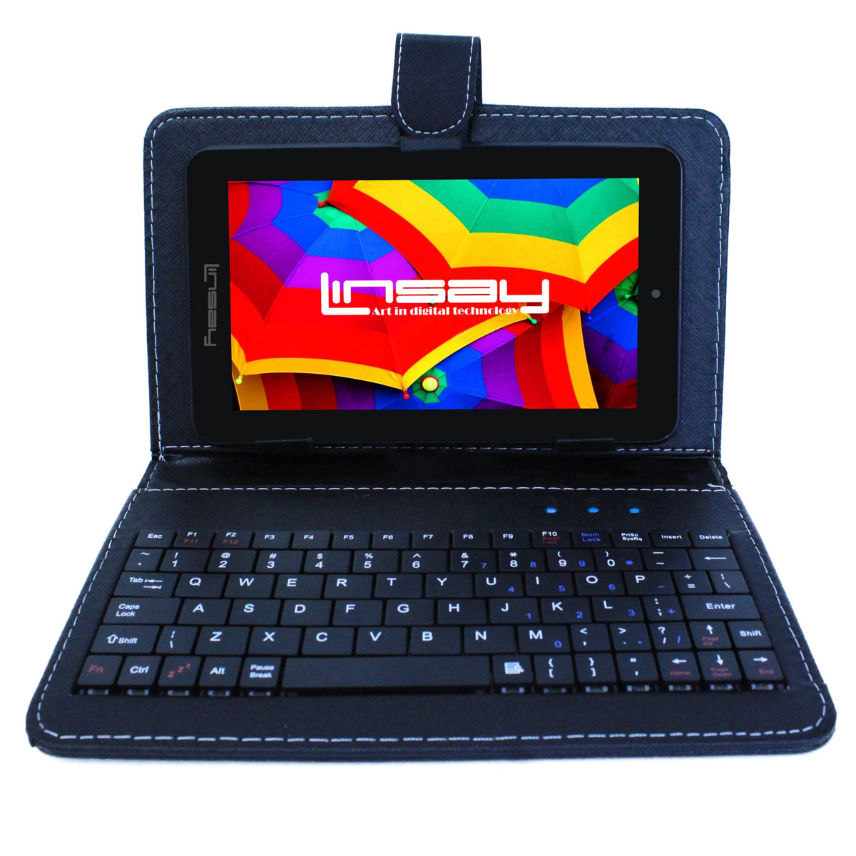 7" Tablet Quad Core 2GB RAM 64GB Storage Android 13 Black E766