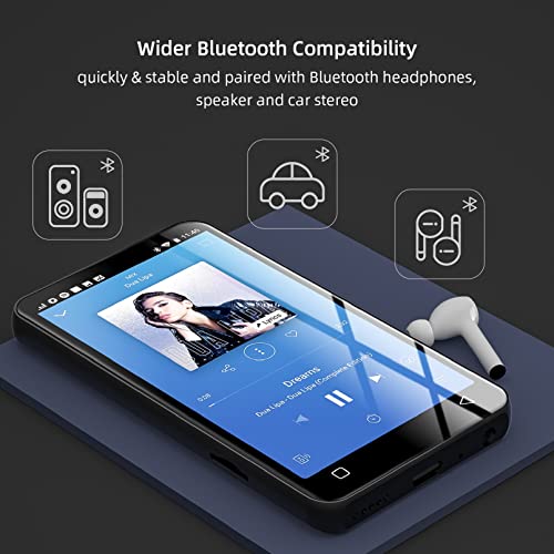 Black 4" Touch Screen MP3 Player with Bluetooth and WiFi G44741