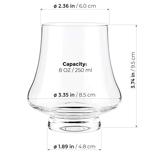 Set of 2 Crystal Glass Snifter, 9-ounce I270