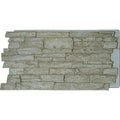 48 inch x 24 inch x 1 1/4 inch Stacked Stone Faux Stone Siding Panel C322
