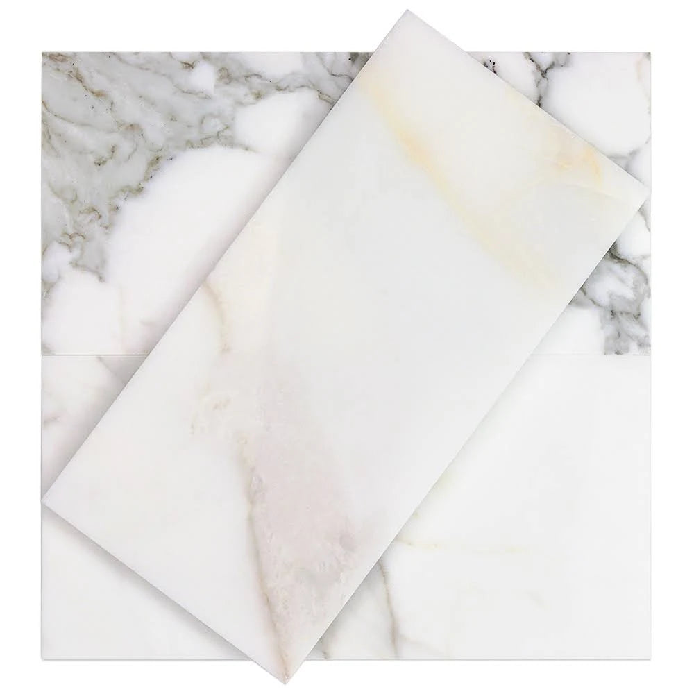Calacatta Gold 6x12 Polished Marble Tile L511341