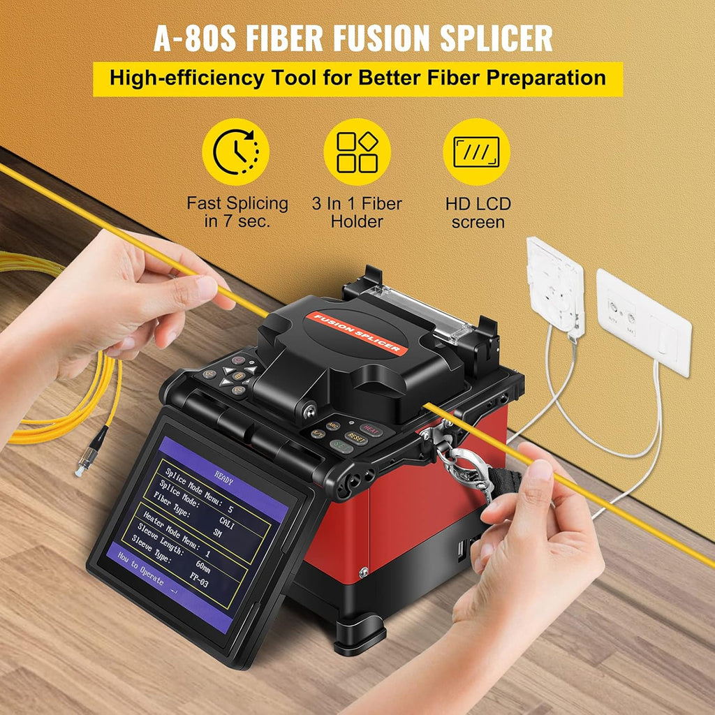 Automatic Focus Fiber Optic Fusion Splicer Kit L4899